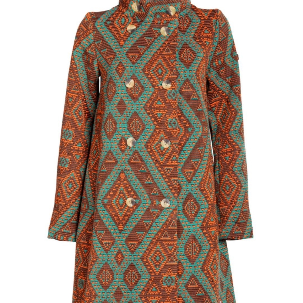 Blutsgeschwister Zauberzigzag Coat, XL Carpet of Crowns